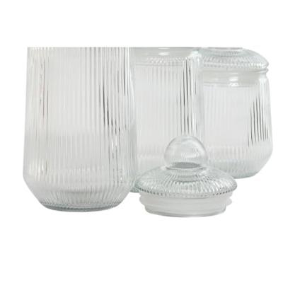 Set van 3 Potjes Home ESPRIT Transparant Siliconen Kristal 1,4 L 3 Onderdelen Set van 3 Potjes Home ESPRIT Transparant Siliconen Kristal 1,4 L 3 Onderdelen