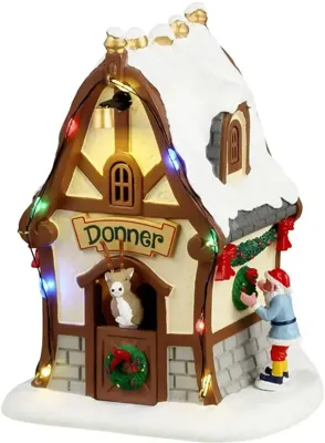 Donner's Den 12x14x19 cm Kersthuisje LEMAX - Lemax Donner's Den 12x14x19 cm Kersthuisje LEMAX - Lemax