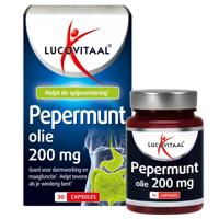 Lucovitaal Pepermunt Olie 200mg 30Capsules - thumbnail