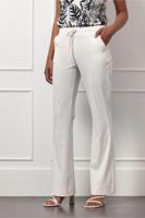 Flair bnd drawstring trousers - ecru - 12981 - thumbnail