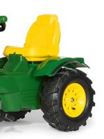 Rolly Toys rollyFarmtrac John Deere 6210R traptrekker met voorlader en luchtbanden - thumbnail