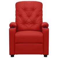 Sta-op-stoel kunstleer wijnrood - thumbnail