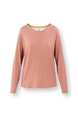 Pip Studio Pip Studio Tina Long Sleeve Top Thousand Leaves Pink XL