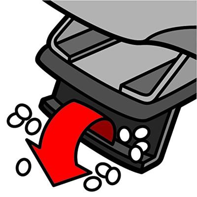 Maped perforator Essentials, 2 gaats, 10 tot 12 blad, zwart