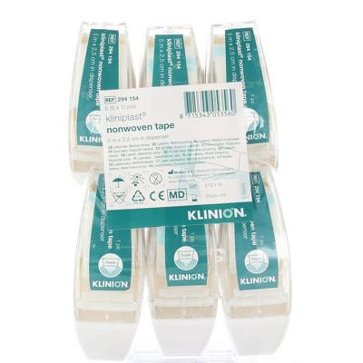 Kliniplast Hechtpleister 5m x 2.5cm non woven luxe 6 Stuks