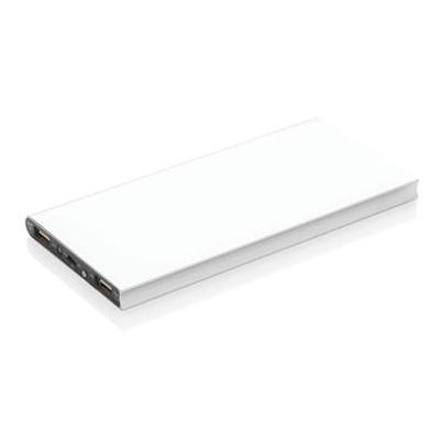 XD Collection powerbank 8000 mAh 15 x 7 cm aluminium zwart