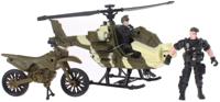 Johntoy speelset Army Forces helicopter groen - thumbnail