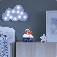 Ansmann Sandmann 1800-0087 LED-nachtlamp San Francisco LED Koudwit Meerkleurig, Blauw, Wit, Rood - thumbnail