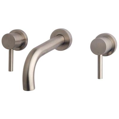 Wiesbaden Caral Wastafelmengkraan 2-knops - Inbouw - Geborsteld Staal