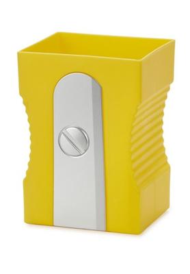 Puntenslijper Pennenhouder - Geel Puntenslijper Pennenhouder - Geel