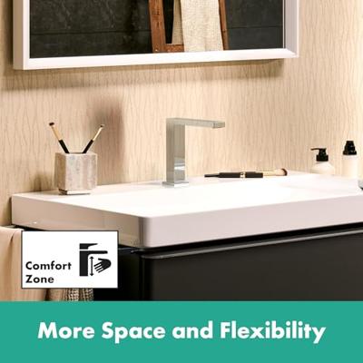 Hansgrohe Tecturis E 2-gats wastafelkraan 150 CoolStart met waste, chroom - thumbnail