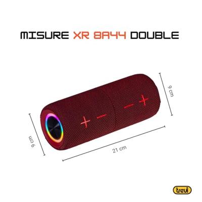 Draagbaar luidsprekersysteem Trevi Trevi XR 8A44 DOUBLE Rood Bluetooth luidspreker