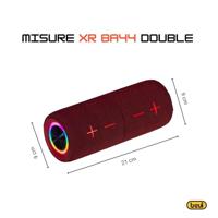 Draagbaar luidsprekersysteem Trevi Trevi XR 8A44 DOUBLE Rood Bluetooth luidspreker - thumbnail