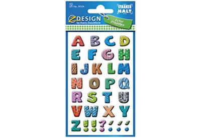 Avery AV-59334 Letteretiket Z-design School Pakje A 3 Vel Bont Gekleurd