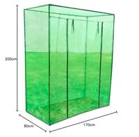 VidaXL Tuinkas stalen frame pvc - thumbnail