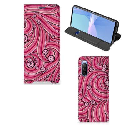 Sony Xperia 10 III | Bookcase | Swirl Pink Sony Xperia 10 III | Bookcase | Swirl Pink
