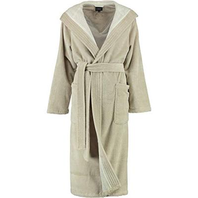 Cawö Cawö Dames Badjas met Capuchon 802 - Graphit 44/46