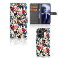 OnePlus Nord 2T | Telefoonhoesje | Met pasjeshouder | Birds - thumbnail