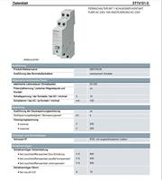 Siemens 5TT4101-0 Afstandbediende schakelaar DIN-rail 1x NO 250 V 16 A 1 stuk(s) - thumbnail