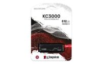 Kingston KC3000 512 GB M.2 SSD harde schijf PCIe NVMe 4.0 x4 SKC3000S/512G - thumbnail