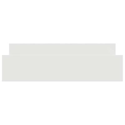 Bedframe met hoofd- en voeteneinde wit 160x200 cm