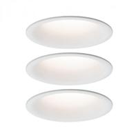 Paulmann LED-inbouwlamp voor badkamer Set van 3 stuks 18.9 W - thumbnail