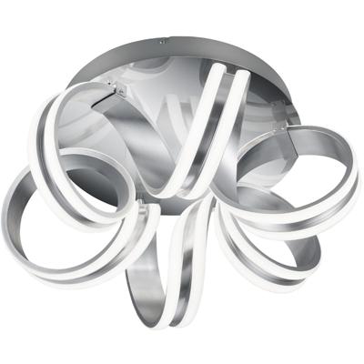 LED Plafondlamp 38W Dimbaar Warm Wit 3000K - Mat Grijs Aluminium