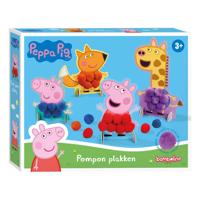 Bambolino Toys Peppa pig pompom plakken - thumbnail