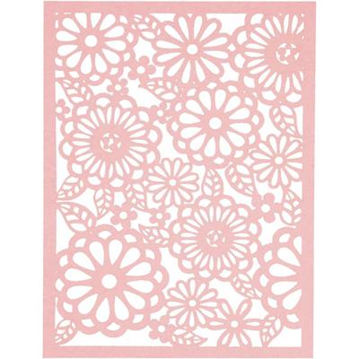 Kartonblok, A6, vel 104x146 mm, 200 gr, oranje, roze, rood, roze, 24 stuk/ 1 doos