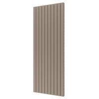 Plieger Designradiator Cavallino Retto Dubbel 2146 Watt Middenaansluiting 200x75,4 cm Zandsteen - thumbnail