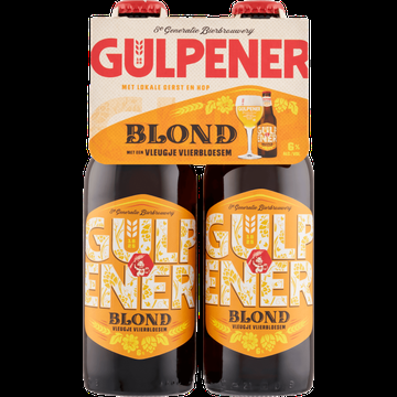 Gulpener Blond Fles 4 x 300ML bij Jumbo