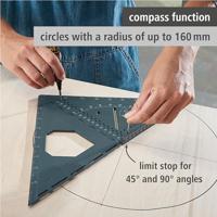 Wolfcraft Meet- en markeerhoek | VARIO 3D PRO | 1 stuk - 5219000 - thumbnail