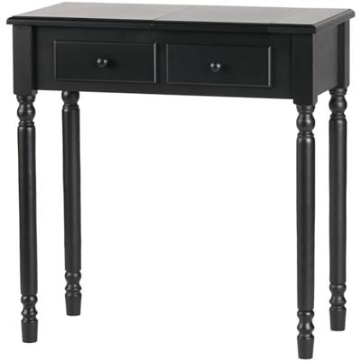 WOOOD Kaptafel/Sidetable 'Romy' kleur Zwart - thumbnail