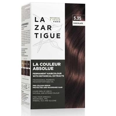 Lazartigue La Couleur Absolue Permanent Haircolour Mahogany Gold 5.35 Set