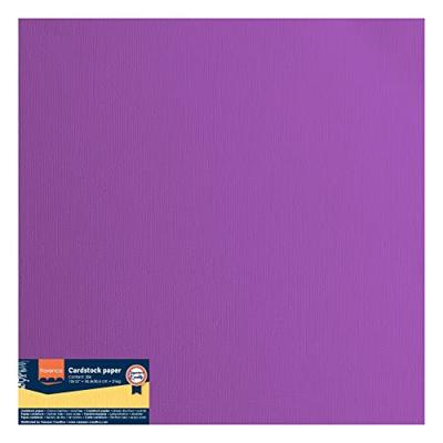 Florence • cardstock papier 216g textuur 30,5x30,5cm violet 20x