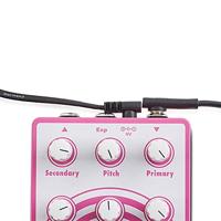 RockBoard Flat Power Cable voedingskabel voor gitaareffecten haaks 30 cm - thumbnail