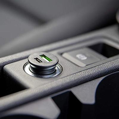 Ansmann InCar Charger CC230PD USB-oplader 30 W 1x USB-A, 1x USB-C USB PD Zwart Auto, Vrachtwagen Ansmann InCar Charger CC230PD USB-oplader 30 W 1x USB-A, 1x USB-C USB PD Zwart Auto, Vrachtwagen