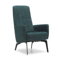 Fauteuil X-103 Antraciet Stof - thumbnail