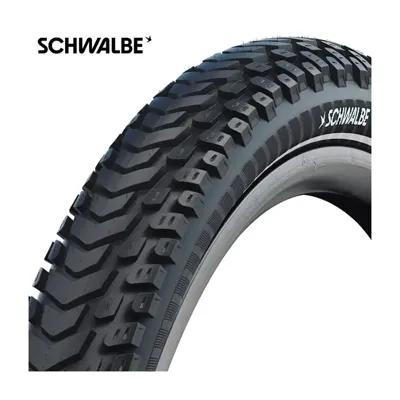 Buitenband Schwalbe Marathon Mondial Pro Evo V-Guard 28 x 2.00"/50-622 - zwart met reflectie