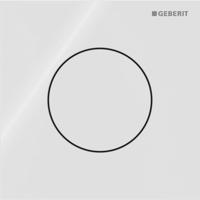 Bedieningsplaat Geberit Type 40 Pneumatisch Round Wit - thumbnail