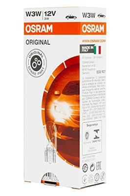 OSRAM glasfitting gloeilamp 12 v, 3 w indicator lamp 12v 3w