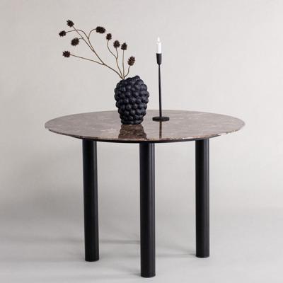 Nohr Ronde Eettafel 'Kayleen' Marmerlook, 106cm Nohr Ronde Eettafel 'Kayleen' Marmerlook, 106cm