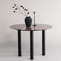 Nohr Ronde Eettafel 'Kayleen' Marmerlook, 106cm - thumbnail