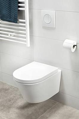 Wandcloset Wiesbaden Vesta | 52 cm | Rimless | Excl.Toiletzitting | Keramiek | Wit glans