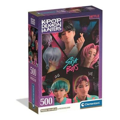 Clementoni - K-Pop Demon Hunters - Puzzel van 500 stukjes