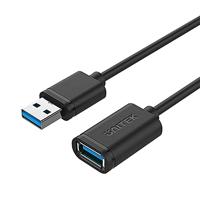 UNITEK Y-C458GBK USB-kabel USB 3.2 Gen 1 (3.1 Gen 1) 1,5 m USB A Zwart - thumbnail