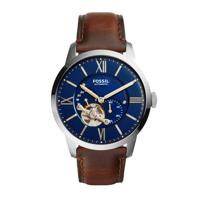 Horlogeband Fossil ME3110 / TOWNSMEN Leder Bruin 22mm - thumbnail