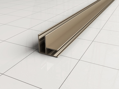 Xellanz Hoekprofiel 200cm geborsteld messing Xellanz Hoekprofiel 200cm geborsteld messing