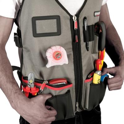 C.K Magma MA2729 Magma MA2729 Multifunctioneel vest Maat: Unisize Zwart, Grijs