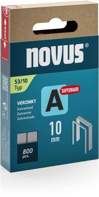 Novus Niet met fijne draad A 53/10mm Superhard (800 stuks) - 042-0778
